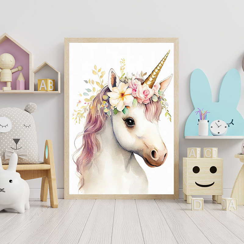 Baby Bear Bunny Deer Raccoon O - Baby Unicorn Nursery 评论和价格