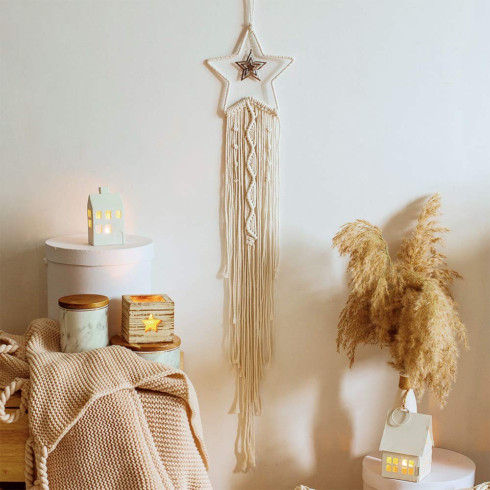 Macrame Dream Catcher Boho Hom - Baby Nursery Modern 评论和价格