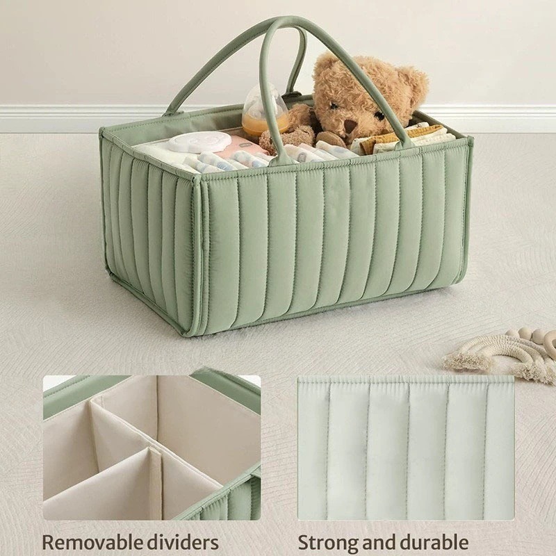Baby Diaper Caddy Nursery Stor - Baby Nursery Basket 评论和价格