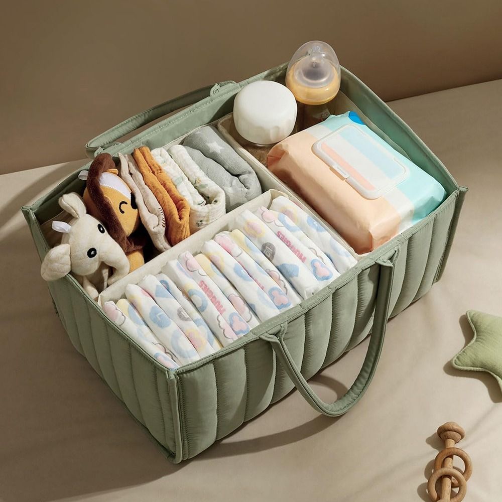 Large Capacity Baby Diaper Sto - Baby Nursery Handles 评论和价格