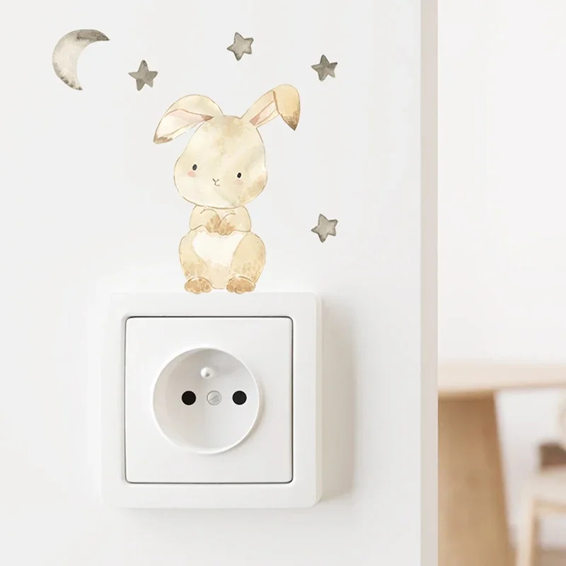 1/2/4/6set Cartoon Animals Wal - Baby Nursery Wall Stickers 评论和价格