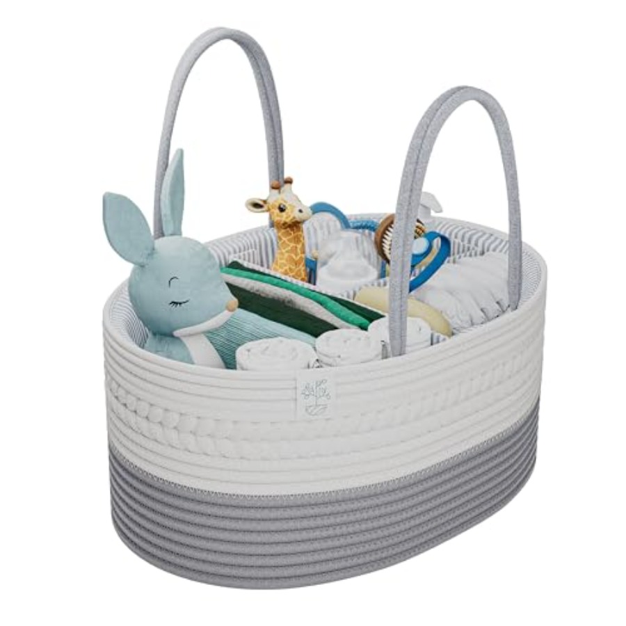 Diaper Caddy Organizer for Bab - Baby Nursery Handles 评论和价格