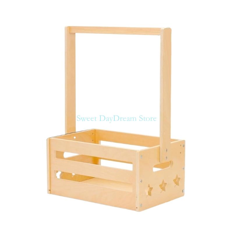 Y88C Wooden Baby Showers Gift  - Baby Nursery Basket 评论和价格